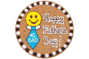 Order Smiley Tie Cookie Cake food online from American Deli on Broad St. store, Athens on bringmethat.com