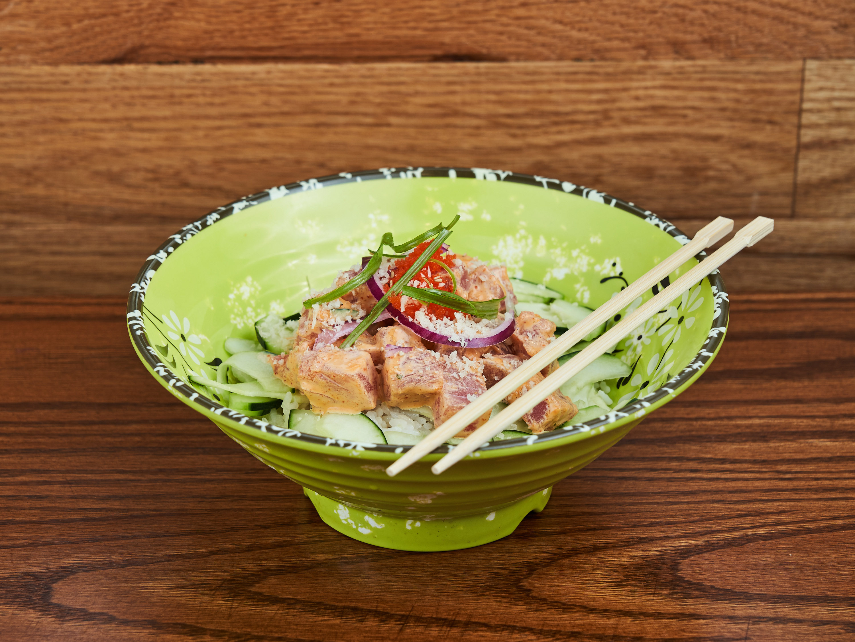 Order Spicy Ahi Tuna food online from Poke Green store, New York on bringmethat.com