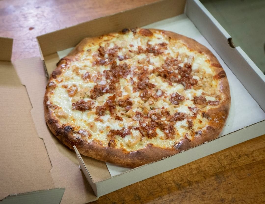 Order Chicken Bacon Ranch Pizza - Small 12'' food online from A1 Brick Oven Pizza store, Vernon Rockville on bringmethat.com