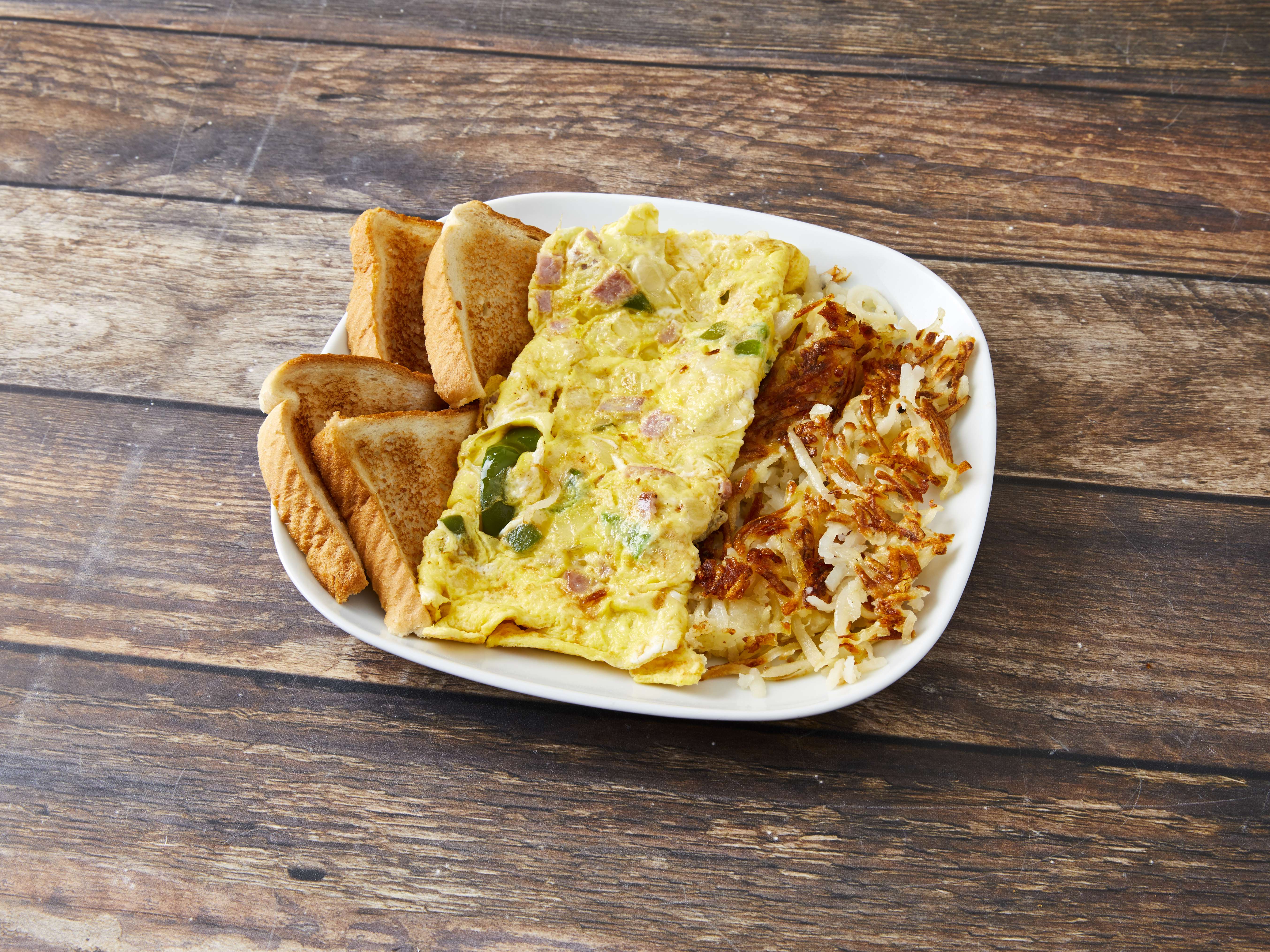 Order Western Omelette food online from Leo's Coney Island store, Brighton on bringmethat.com