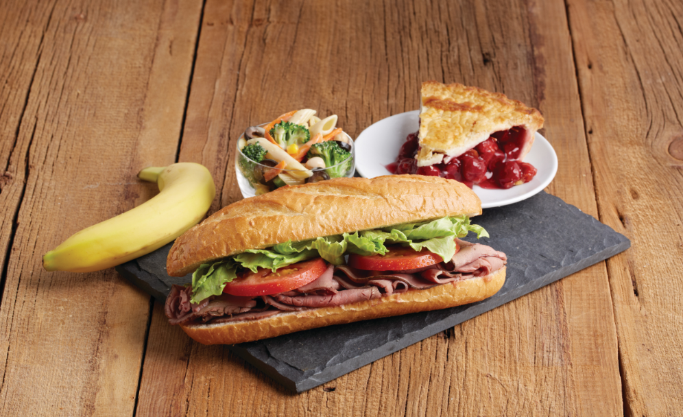 Order Roast Beef on a Baguette Boxed Lunch food online from Marie Callender's store, Monterey Park on bringmethat.com