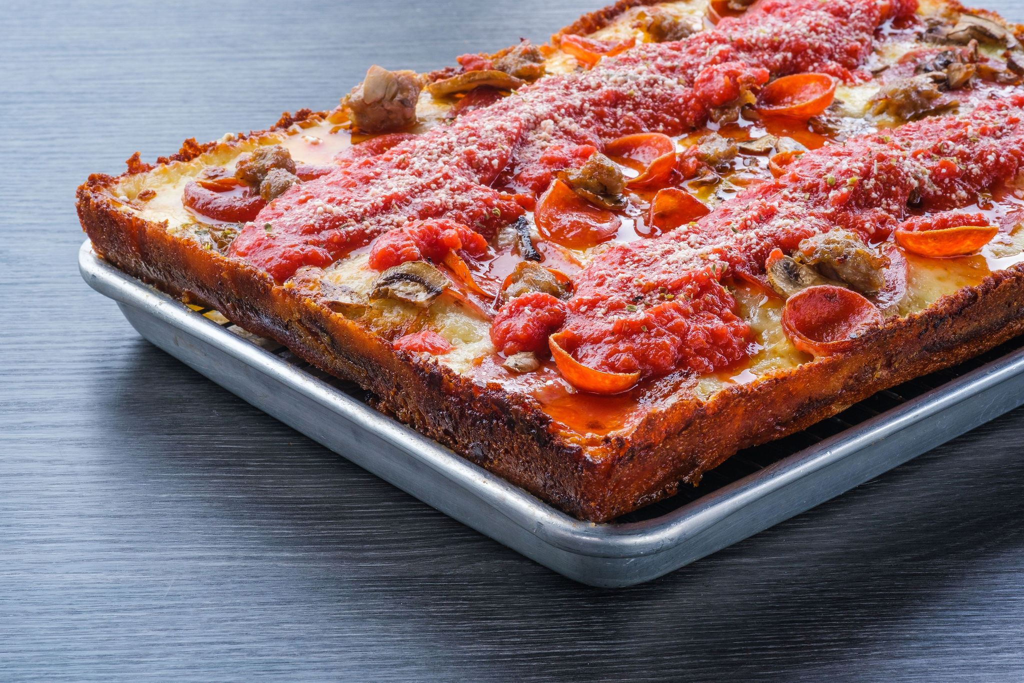 Order Detroit Paesano Pizza food online from Slice House store, San Leandro on bringmethat.com