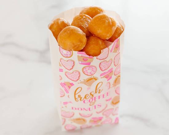 Order Glazed Donut Holes by the Doz food online from Kim's Donuts store, Dallas on bringmethat.com