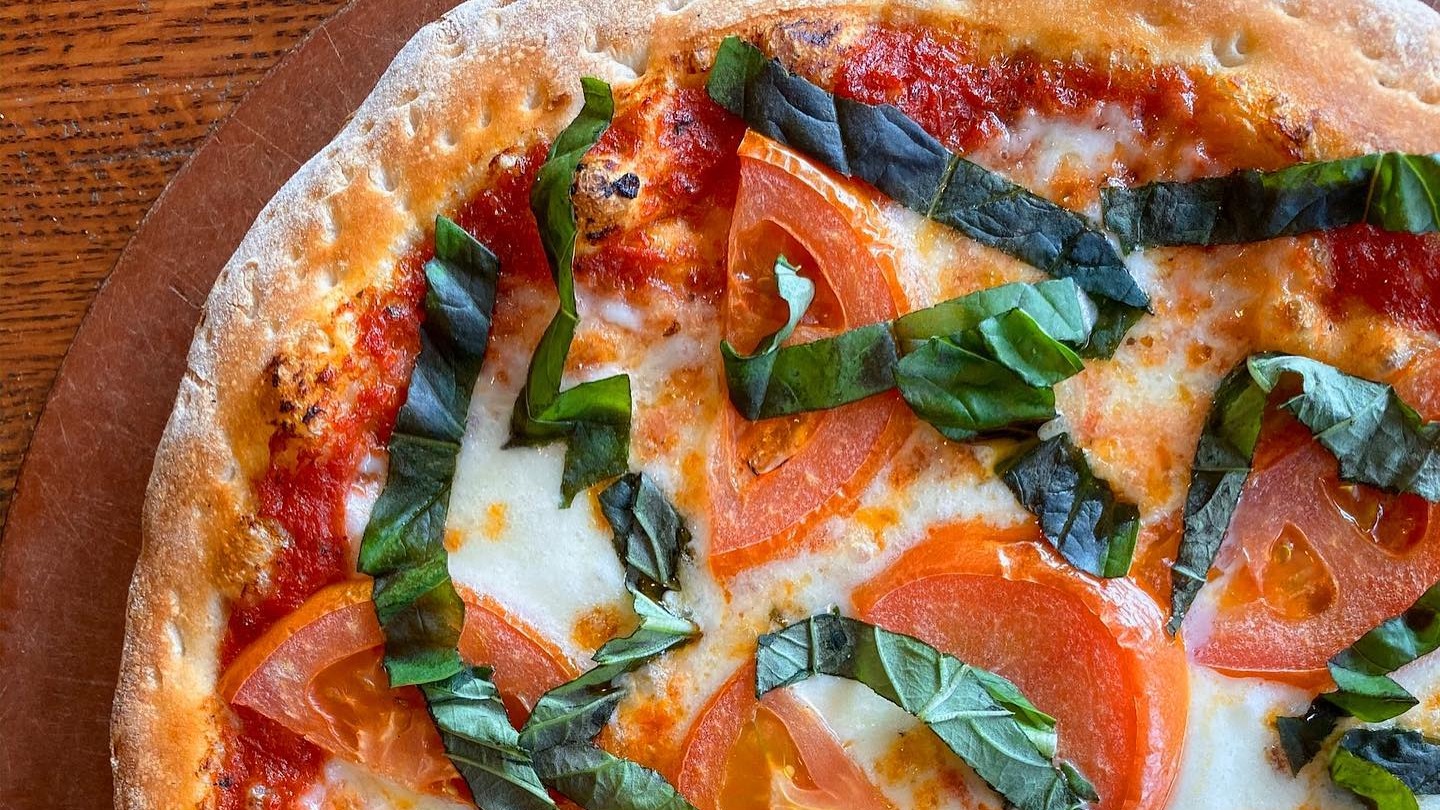 Order Margherita food online from Angelico Pizzeria and Cafe store, Washington on bringmethat.com