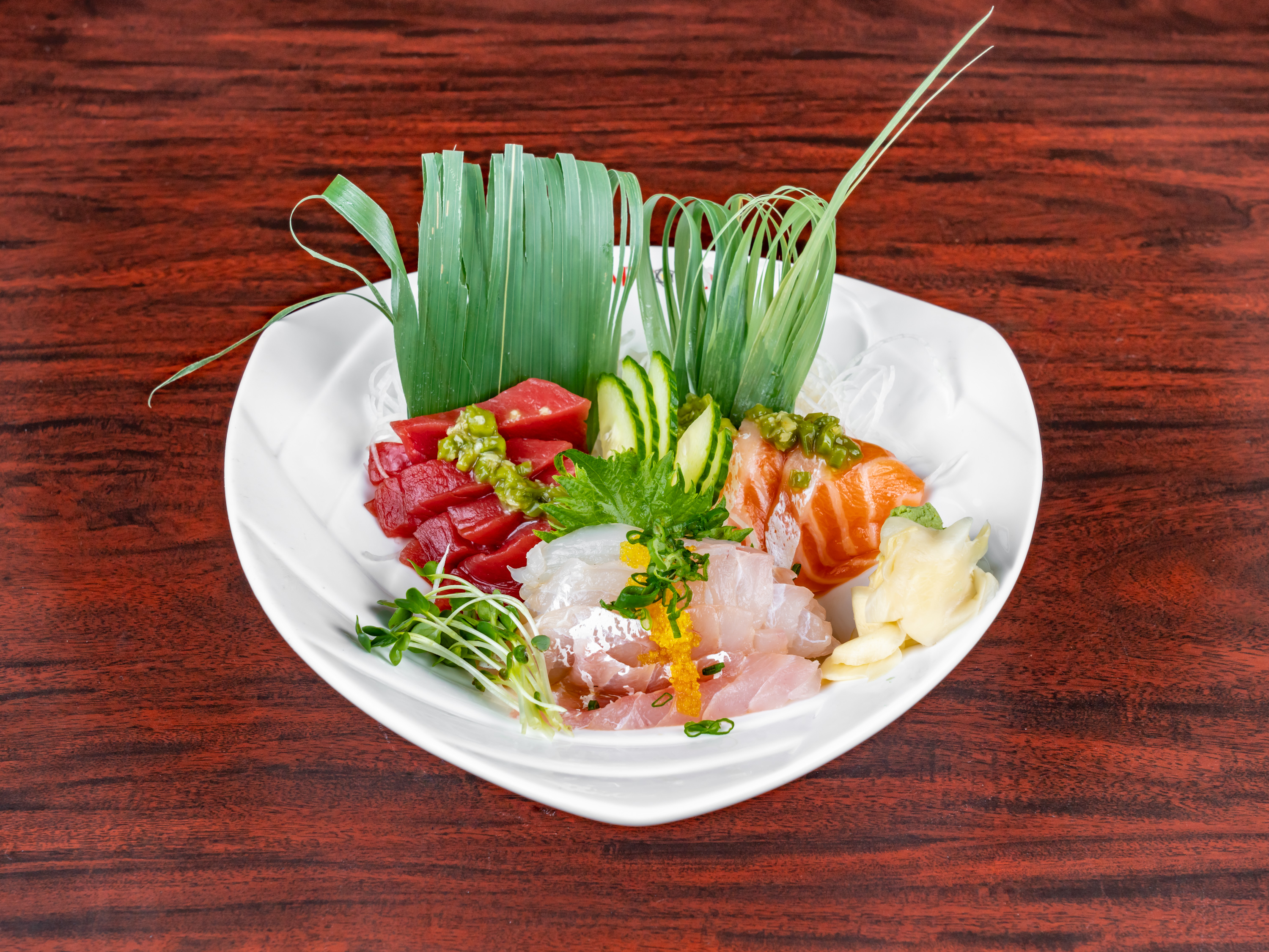 Order Sashimi Combo A food online from Sapporo Japanese Restaurant store, League City on bringmethat.com