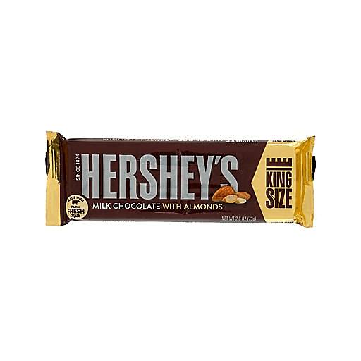 Order Hershey's Milk Chocolate with Almonds King Size (2.6 OZ) 133779 food online from Bevmo! store, Albany on bringmethat.com