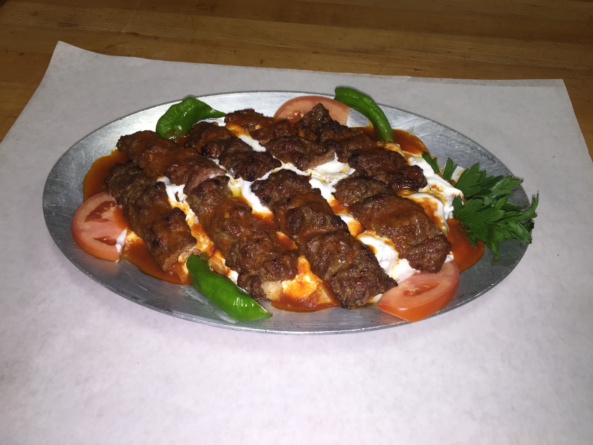 Order YOGURT ADANA KEBAB food online from Istanbul Borek & Kebab store, Cliffside Park on bringmethat.com