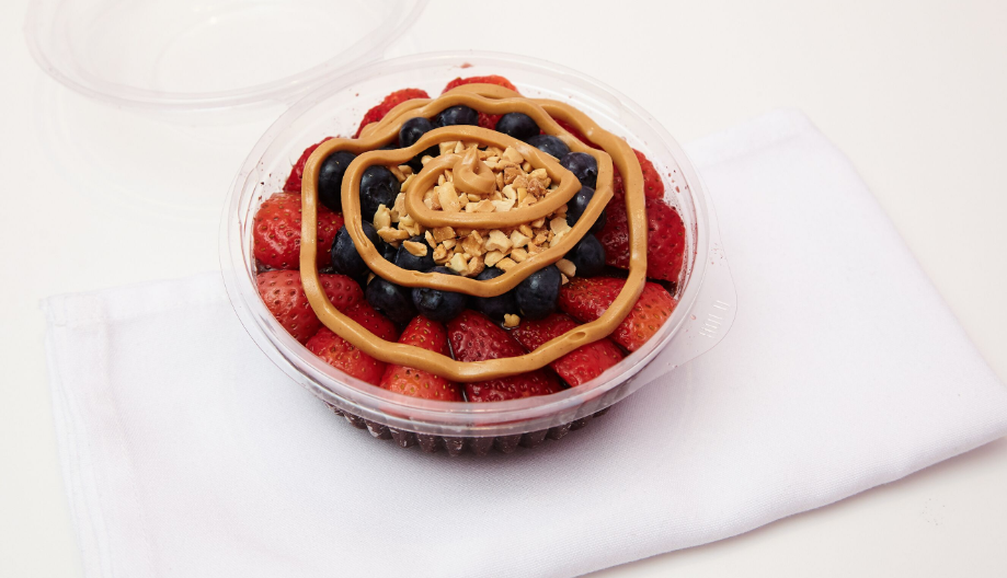 Order Peanut Berry Acai Bowl food online from 16 Handles store, New York on bringmethat.com