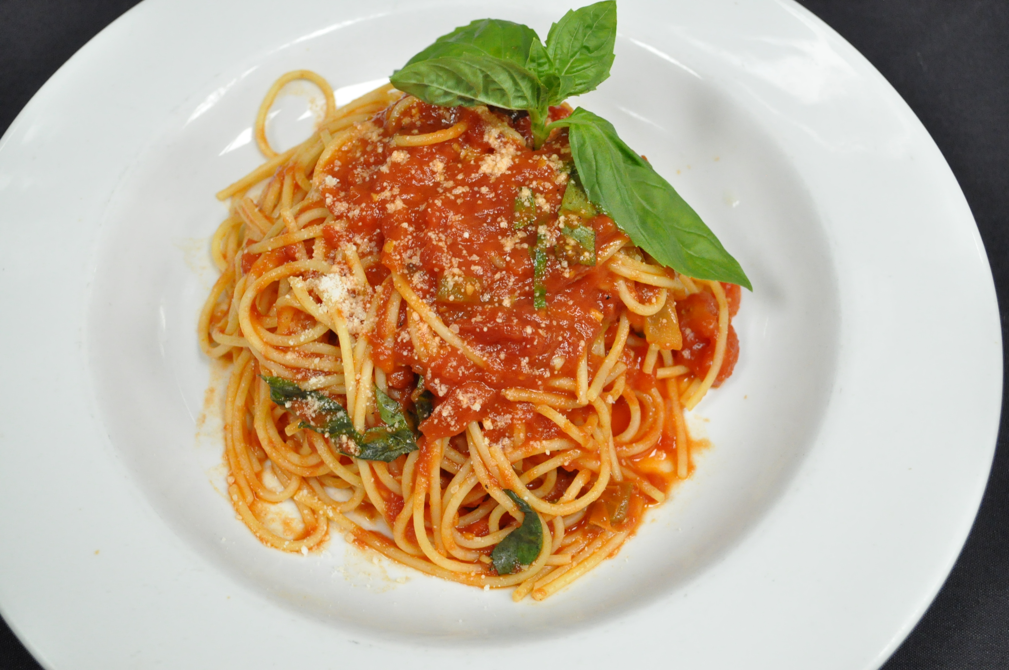 Order Spaghetti Marinara  food online from Capri Pizza store, Palos Heights on bringmethat.com