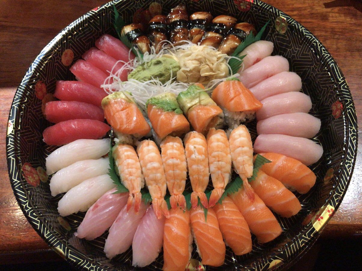 Order B. Sushi Platter food online from Iron Sushi store, New York on bringmethat.com
