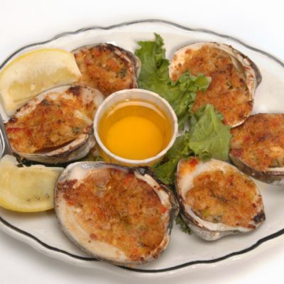 Order Bakes Stuffed Clams food online from Front Street Station store, Greenport on bringmethat.com