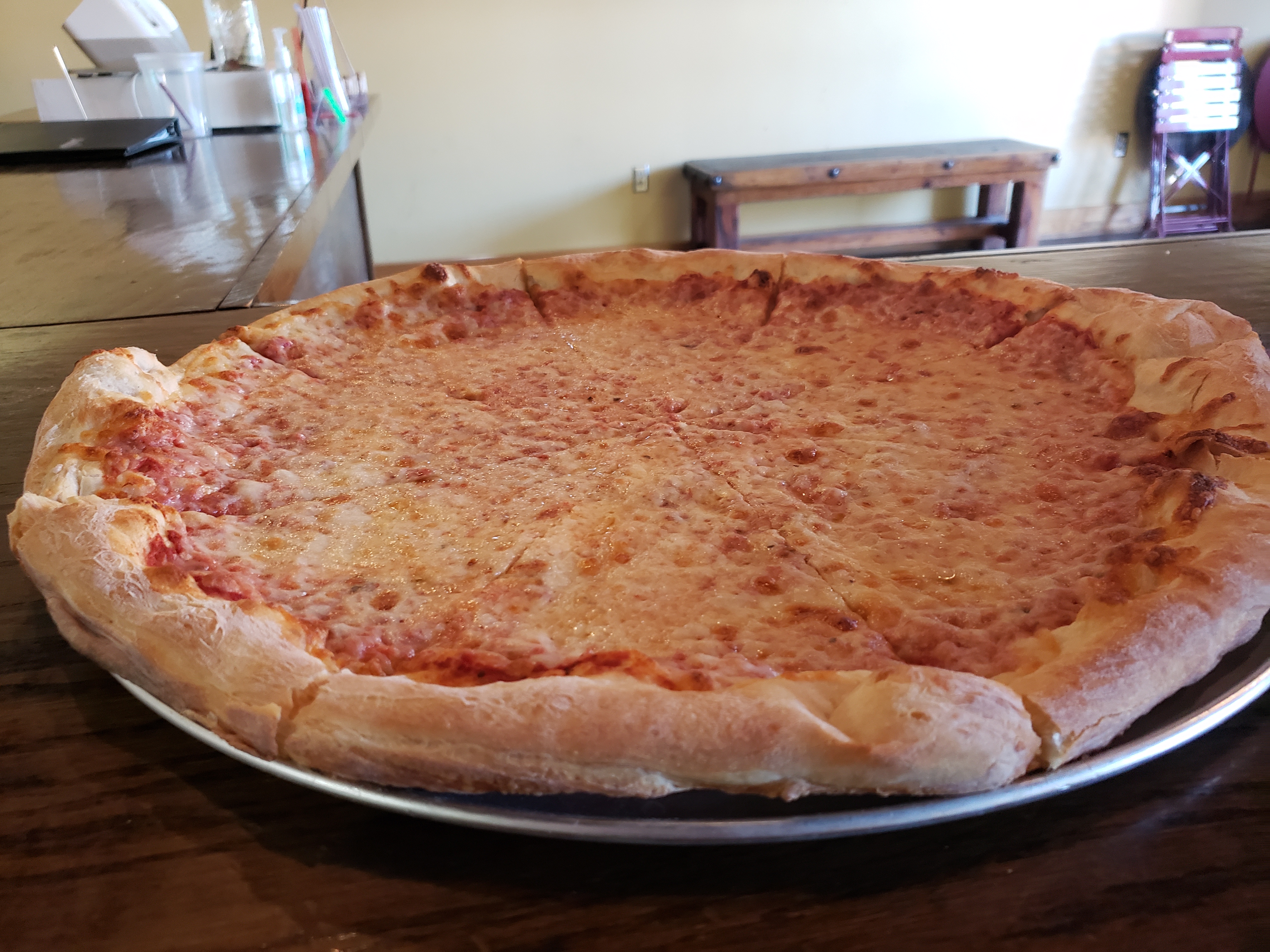 Order Cheese Pizza food online from Ian and JoJo's Pizzeria & Restaurant store, Waynesville on bringmethat.com