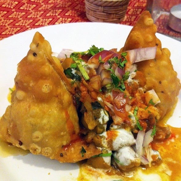 Order Samosa with Chole food online from Pooja Indian Grill store, West Sacramento on bringmethat.com