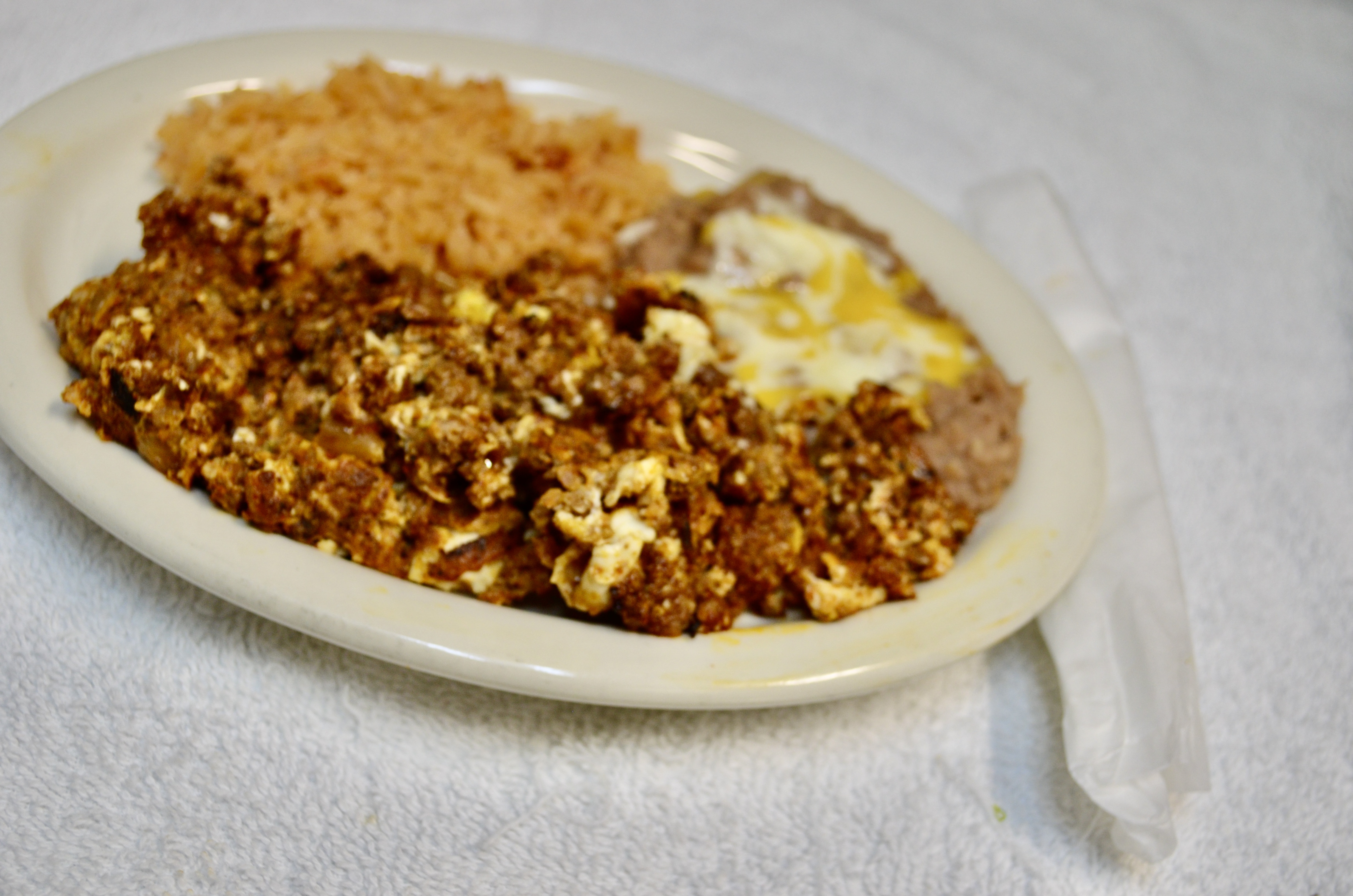 Order Huevos con Chorizo food online from El Amigo store, Golden on bringmethat.com