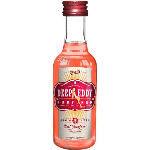 Order Deep Eddy Vodka Ruby Red 50 Ml (50 ML) 103293 food online from Bevmo! store, Costa Mesa on bringmethat.com