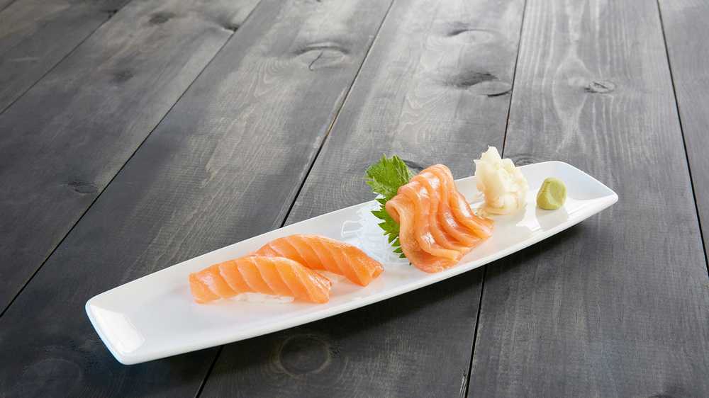 Order Salmon Sushi food online from Izumi Japanese Steak House & Sushi Bar store, Windsor Locks on bringmethat.com