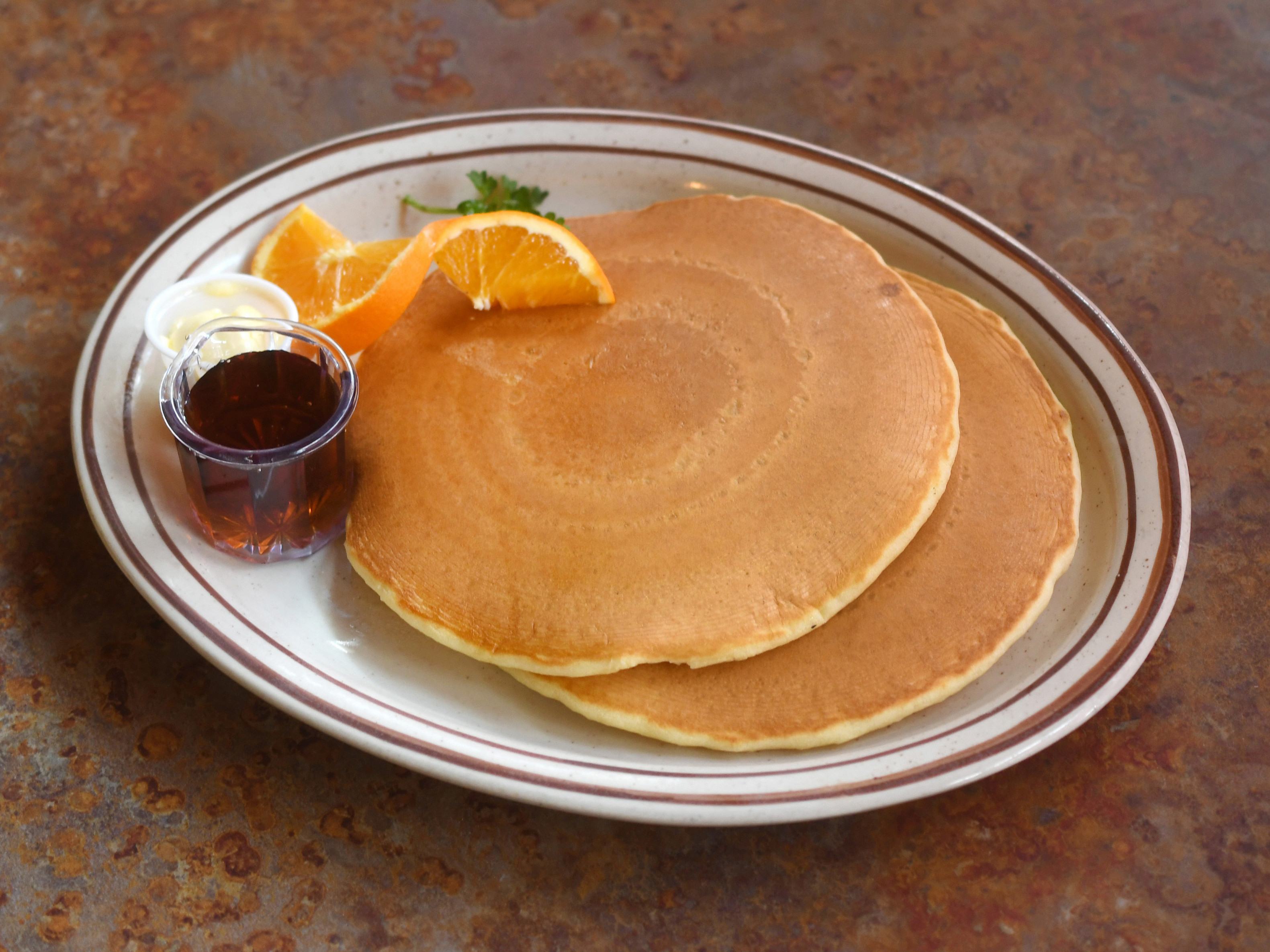 Order Short Stack Pancake food online from Bootleggers Old Town Tavern & Grill store, Auburn on bringmethat.com