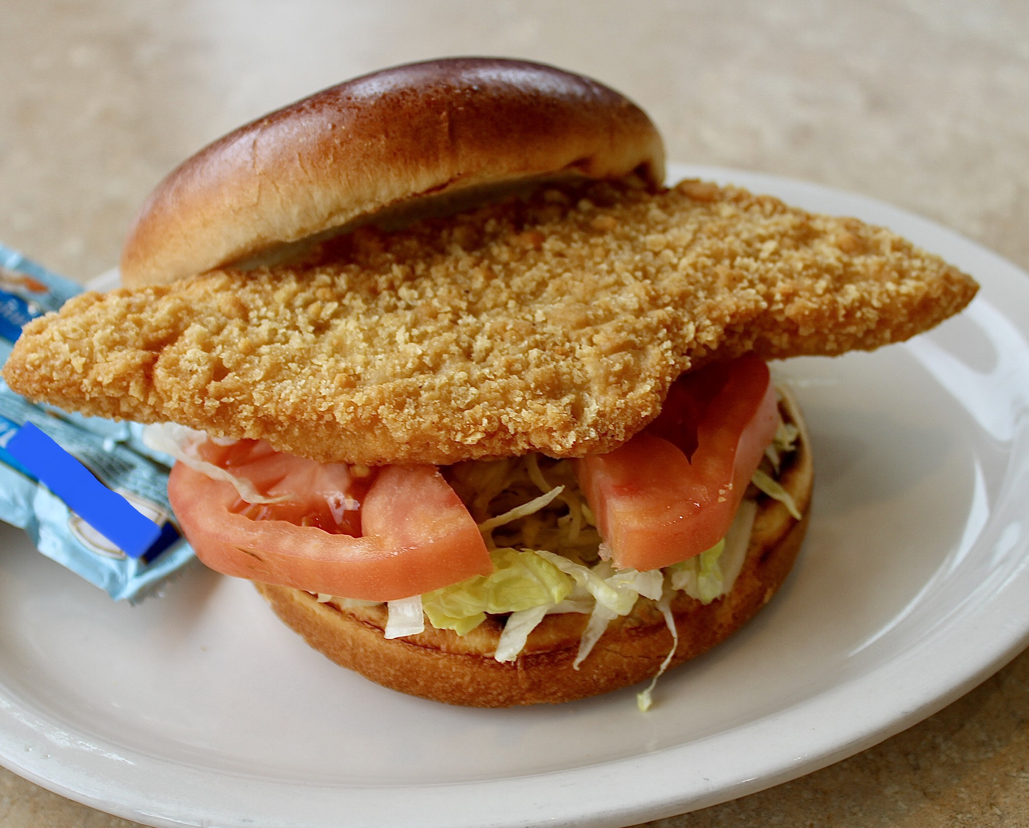 Order Perch Fillet Sandwich food online from Hub's Restaurant store, Skokie on bringmethat.com