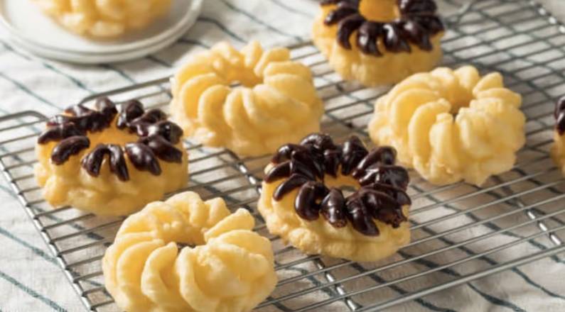 Order French Cruller Donut food online from Chicks Donuts & Coffee Shop store, Concord on bringmethat.com