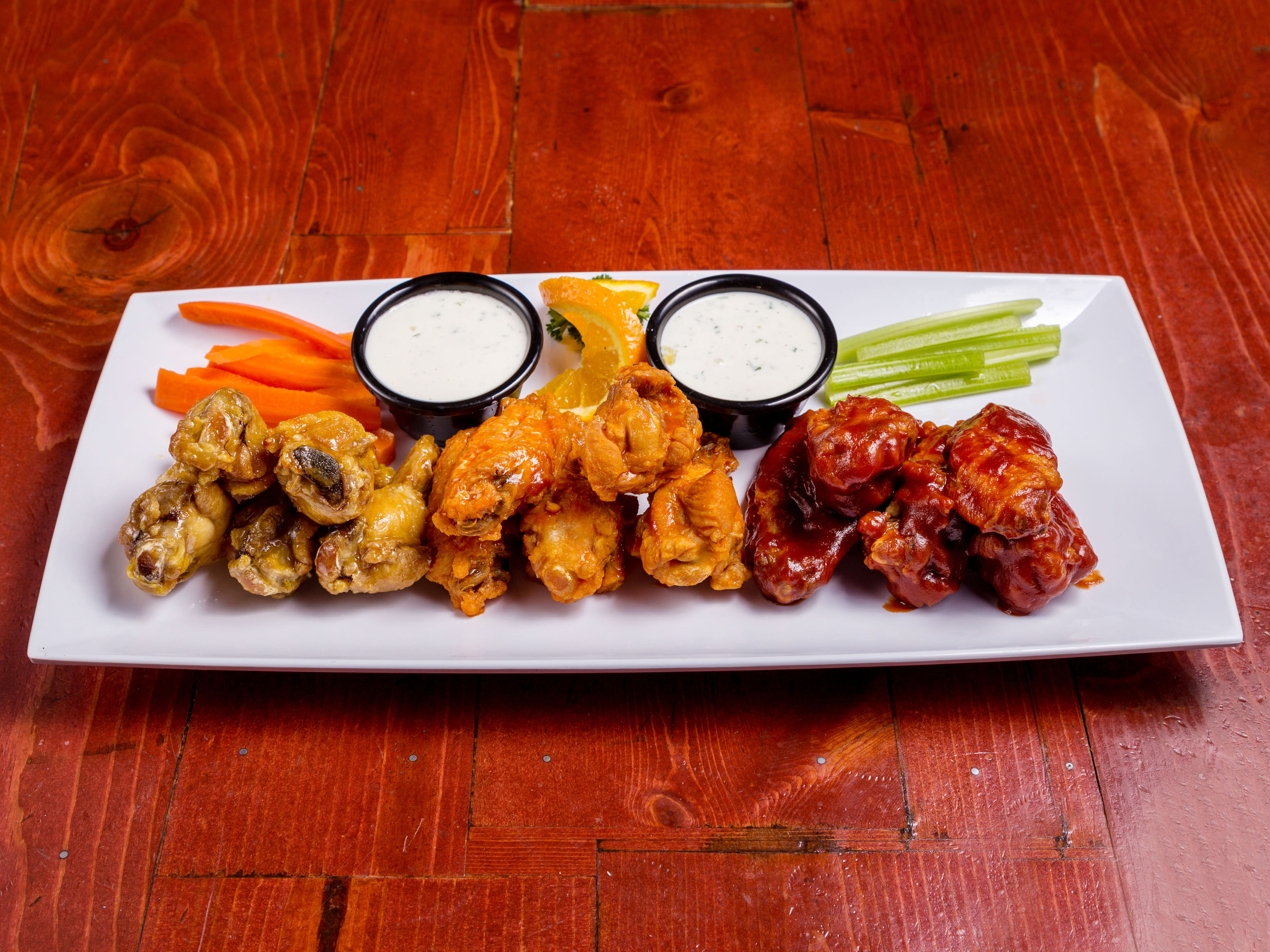 Order Chicken Wings food online from Oasis Crossroads Bar & Grill store, Phoenix on bringmethat.com