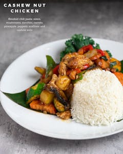 Order Cashew Nut food online from Cha Yen Thai Cookery store, Watertown on bringmethat.com