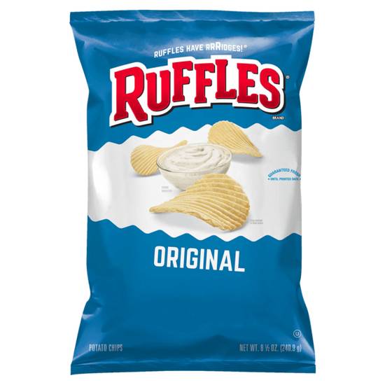 Order Ruffles Original 8.5oz food online from Caseys Carry Out Pizza store, Braidwood on bringmethat.com