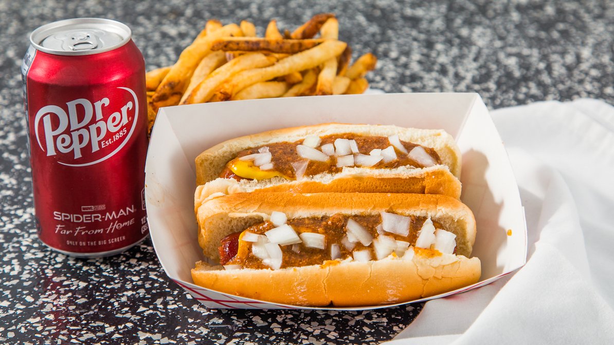 Order 2 Hotdog's Combo food online from McGuires Coney Island store, Youngstown on bringmethat.com