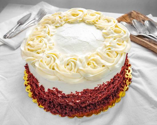 Order Red Velvet Layered Cake food online from Pound Cake Heaven store, Yeadon on bringmethat.com