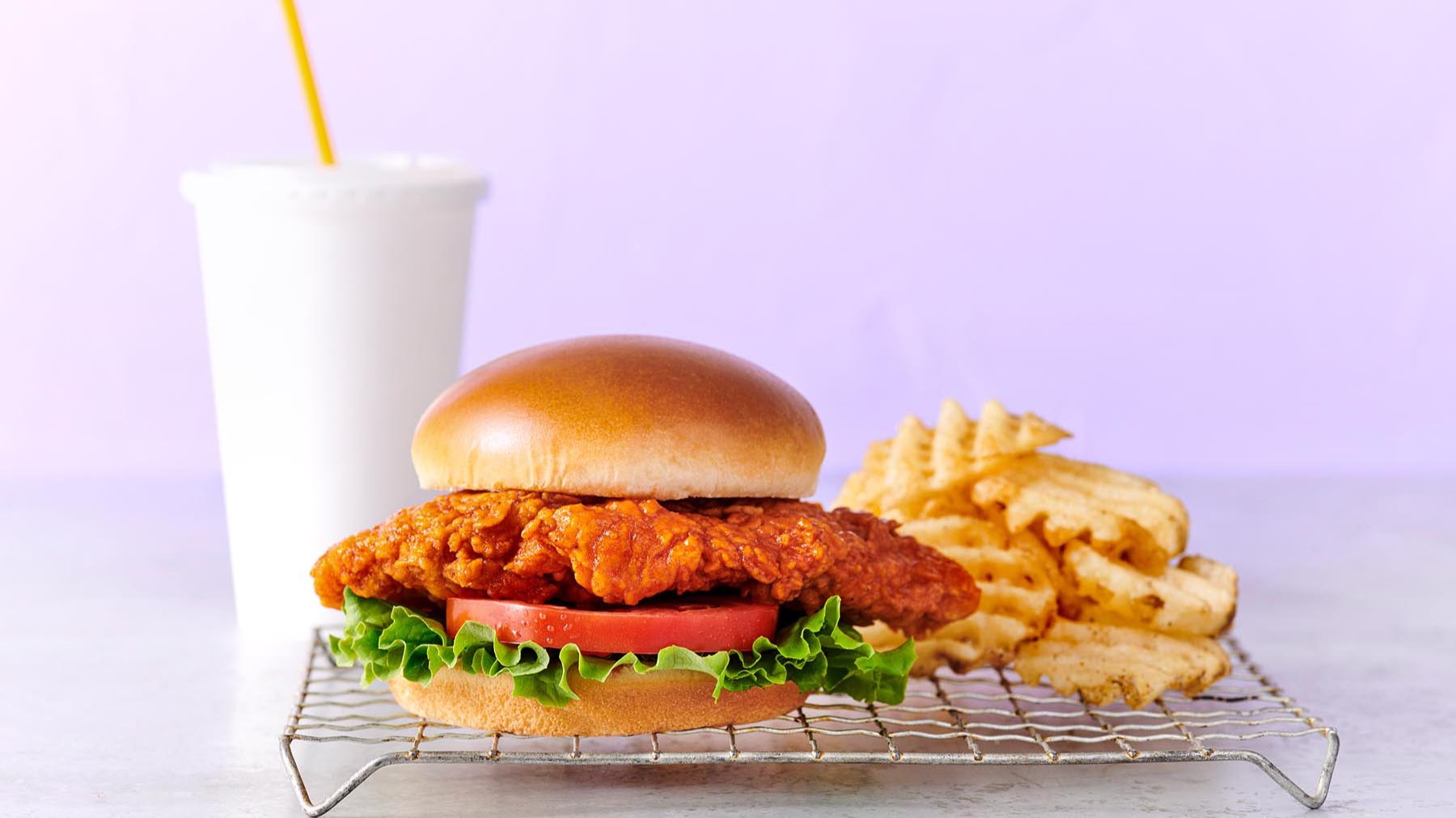 Order Crispy Chicken Sandwich Combo food online from Hoots store, Chicago on bringmethat.com