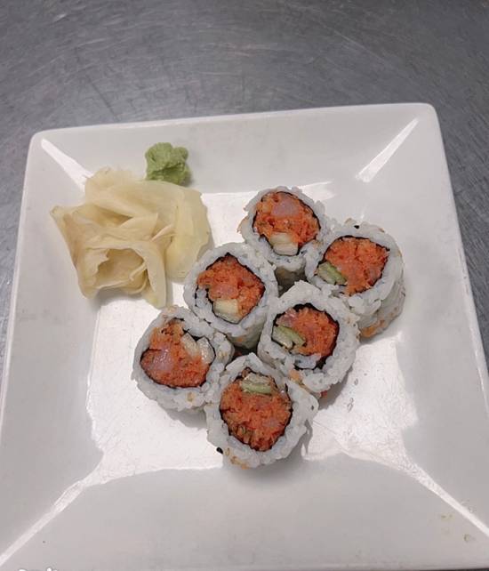 Order SPICY SCALLOP ROLL food online from Wok and roll restaurant store, Washington on bringmethat.com