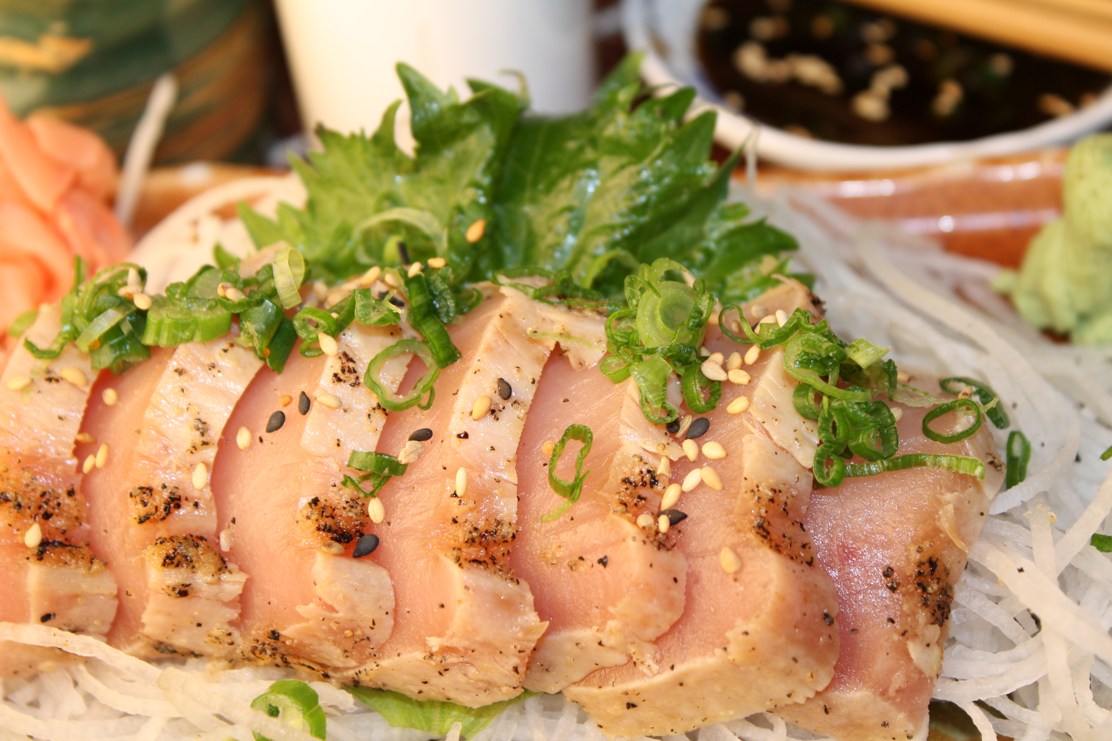 Order Albacore Sashimi food online from Crazy Fish store, Albuquerque on bringmethat.com
