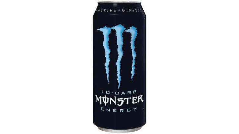 Order Monster Lo-Carb Flavor Energy Drink Can food online from Trumbull Mobil store, Trumbull on bringmethat.com