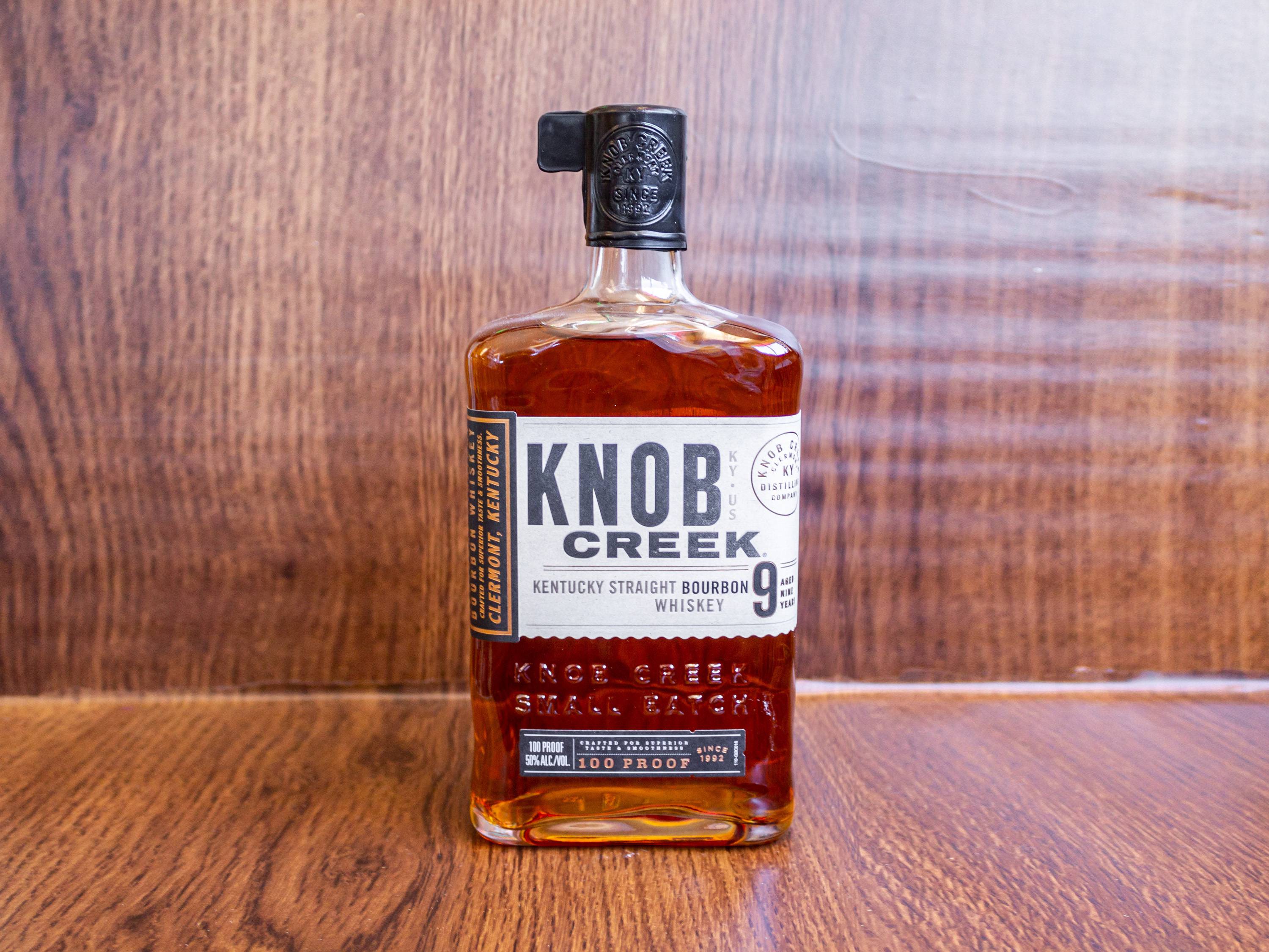 Order Knob Creek 100 Proof Bourbon 750 ml. food online from Fort Hill Liquor Store store, Rochester on bringmethat.com