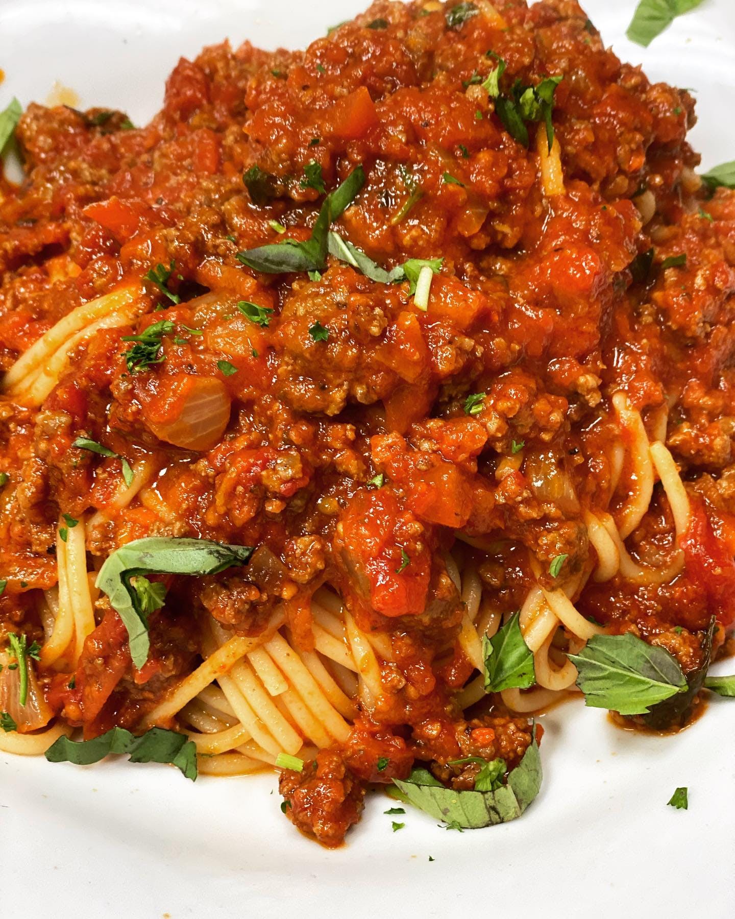 Order Pasta Bolognese - Pasta food online from Linda's Pizza & Restaurant store, Manchester Township on bringmethat.com
