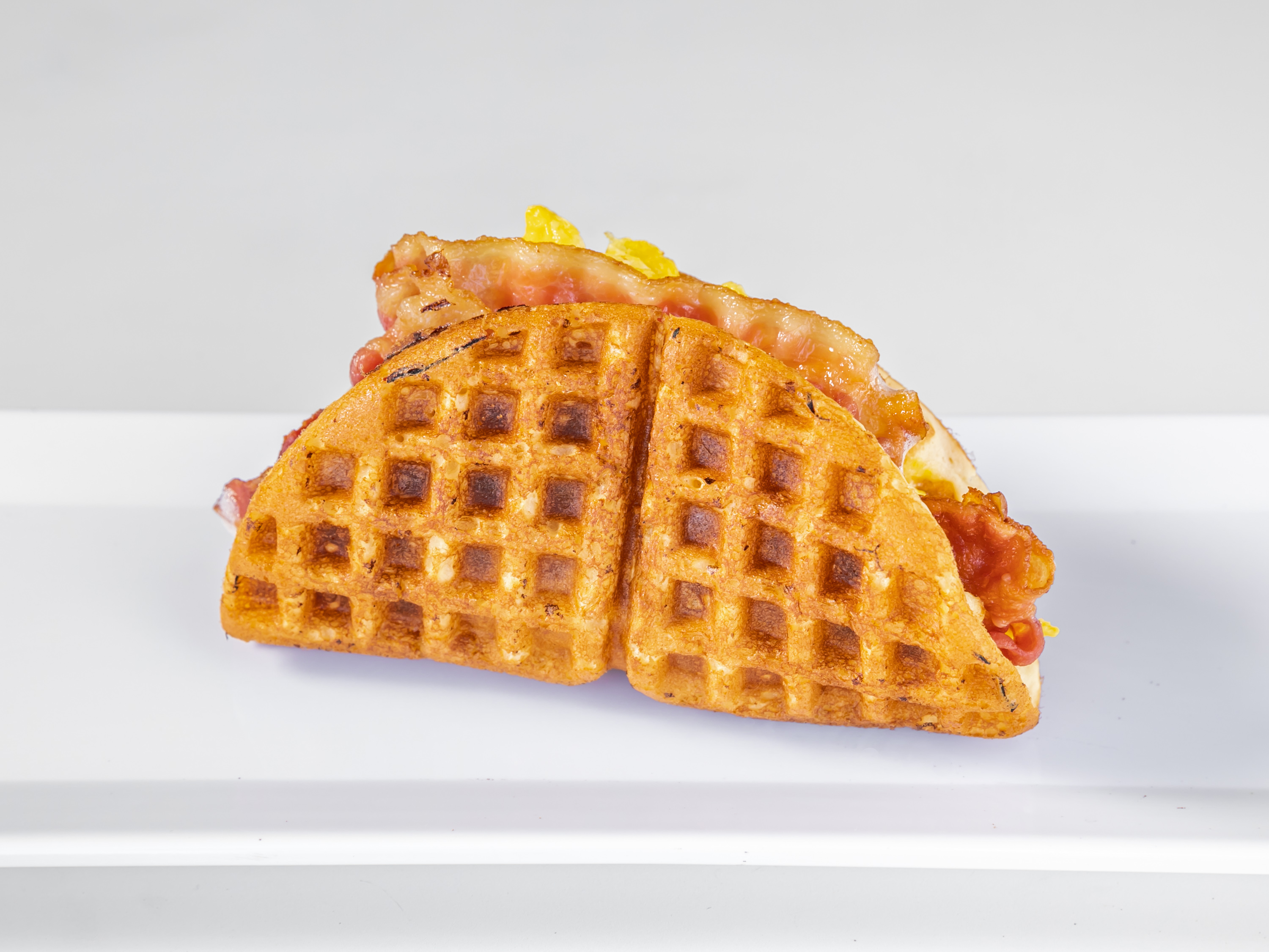 Order Bacon, egg and cheese food online from Famous Waffle Sandwich store, San Diego on bringmethat.com