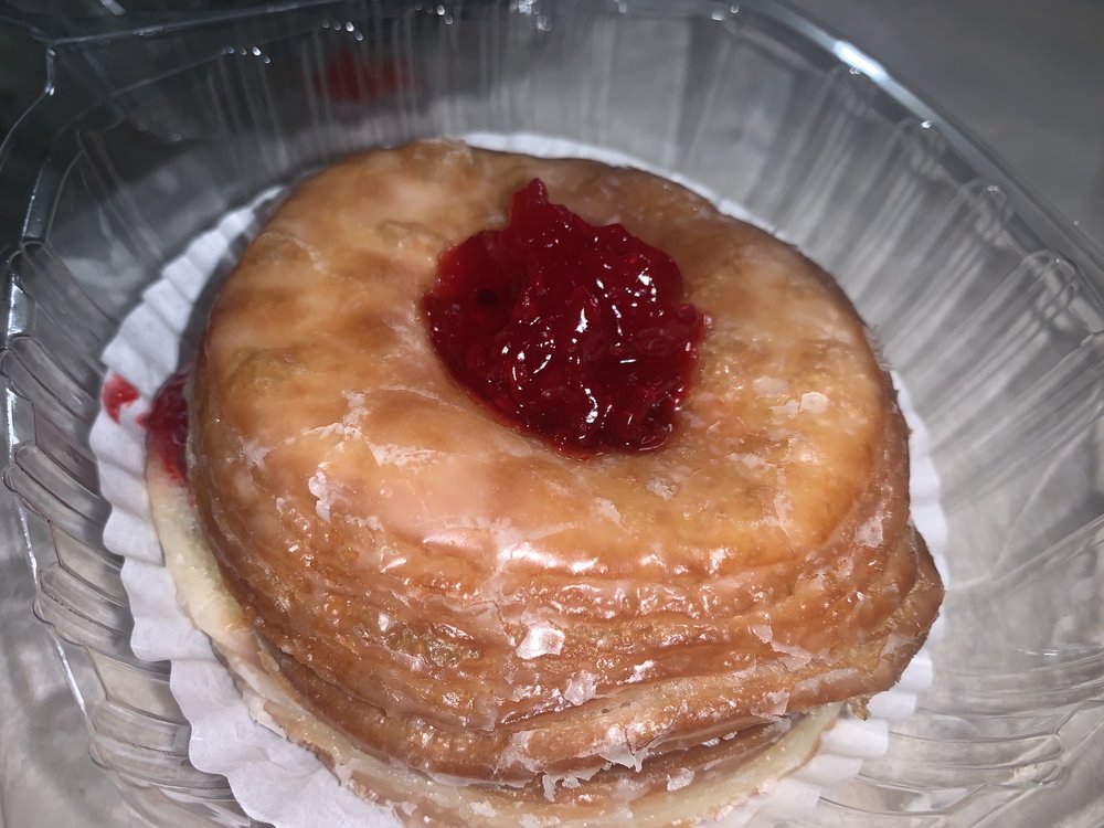 Order Cronuts Fillings : Raspberry  food online from Superior Donuts store, Bellflower on bringmethat.com
