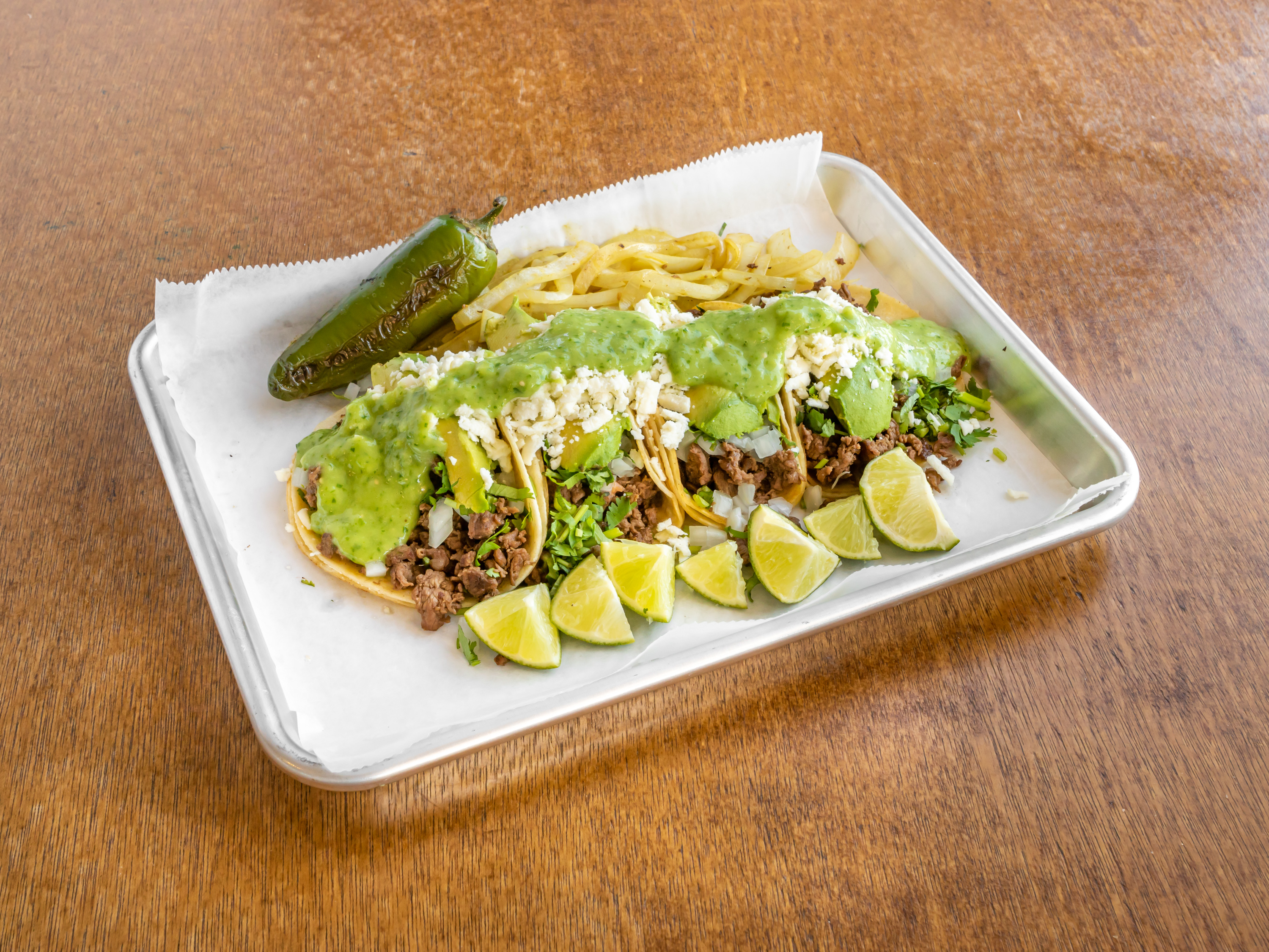 Order Tacos Nortenos food online from Hamburguesas El Gordo store, Saint Paul on bringmethat.com