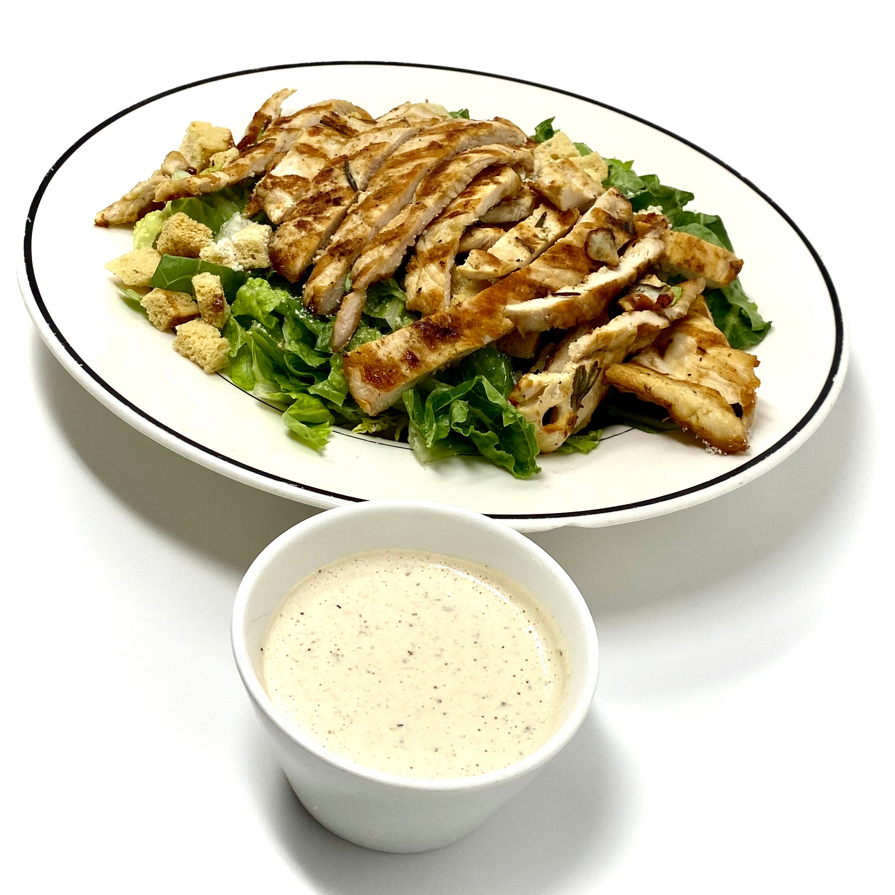 Order Grilled Chicken Caesar Salad - Salad food online from Mona Lisa Pizzeria Ristorante store, Bayonne on bringmethat.com