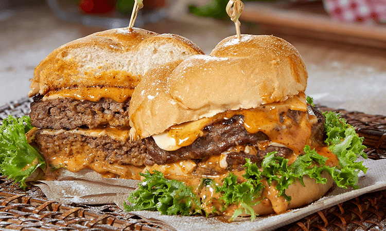 Order Double Jack Burger food online from Lee's Burger Place store, Newton on bringmethat.com