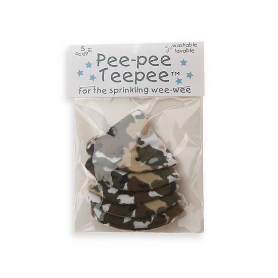 Order beba bean 5-Pack Pee-Pee Teepee™ in Camo Green food online from Bed Bath & Beyond store, Lancaster on bringmethat.com