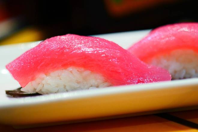 Order Tuna Sushi (Maguro) food online from Hand Made Rolls store, Austin on bringmethat.com