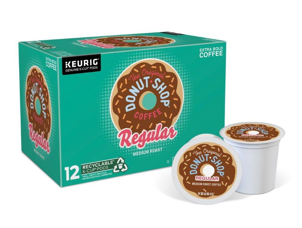Order The Original Donut Shop Coffee K-Cup Pods, Regular - 12 ct food online from Bartell store, Edmonds on bringmethat.com