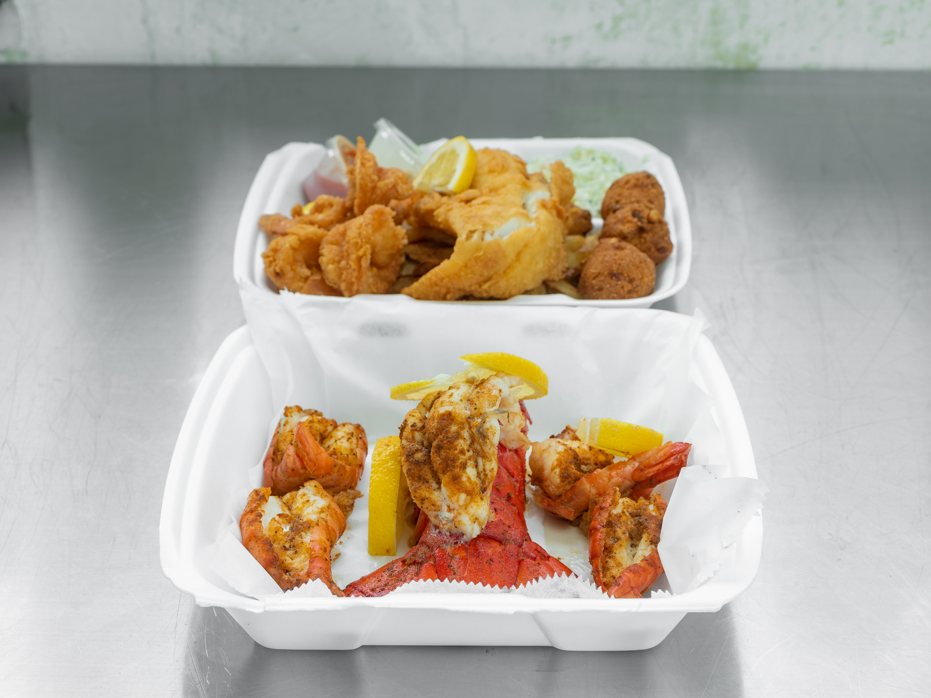 Order Lobster Tail Dinner food online from Z Surf And Turf store, Cleveland on bringmethat.com
