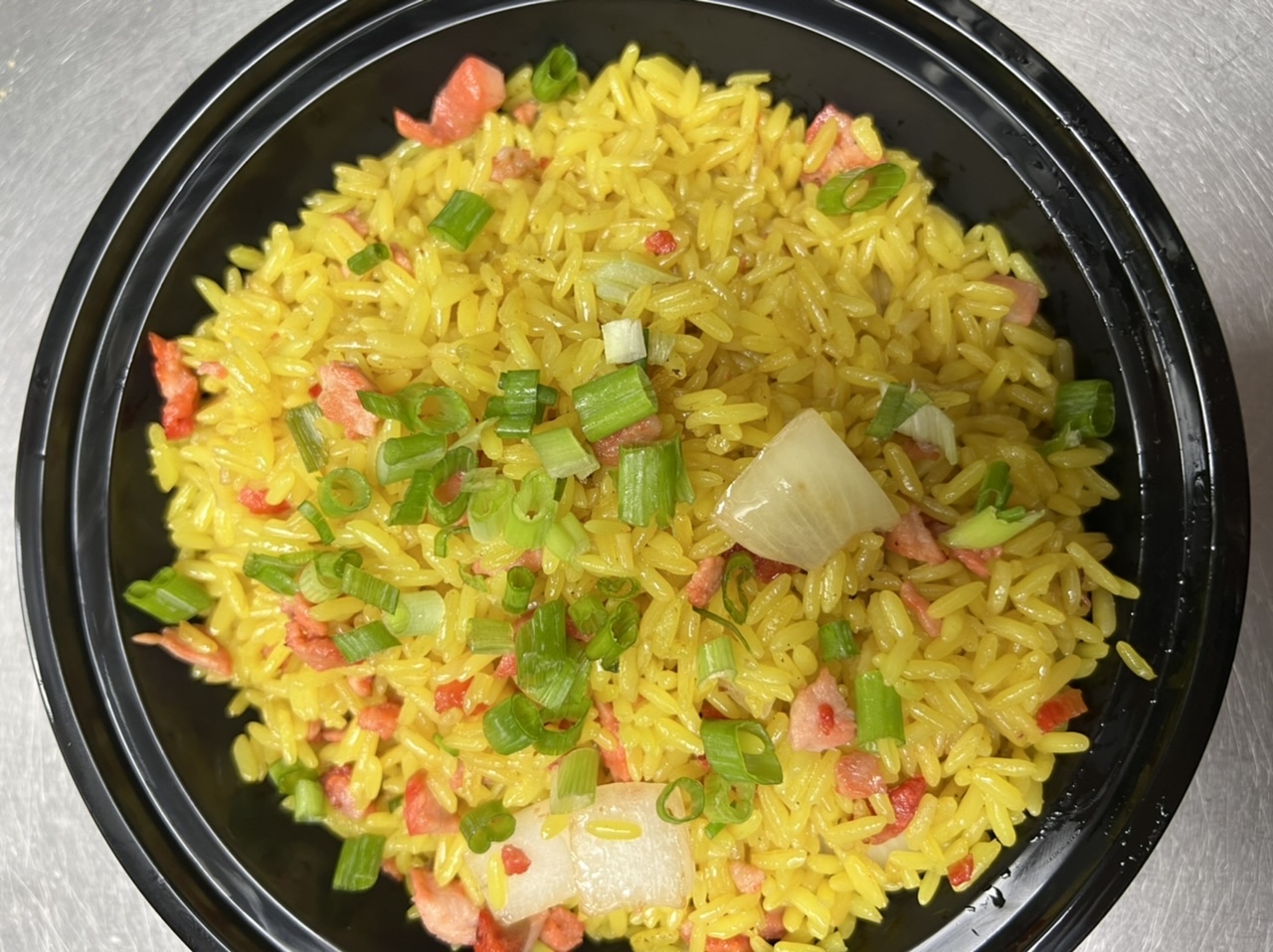 Order 32. Pork Fried Rice food online from King Chef store, West Haven on bringmethat.com