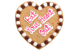 Order Eat Your Heart Out Cookie Cake food online from American Deli on Broad St. store, Athens on bringmethat.com