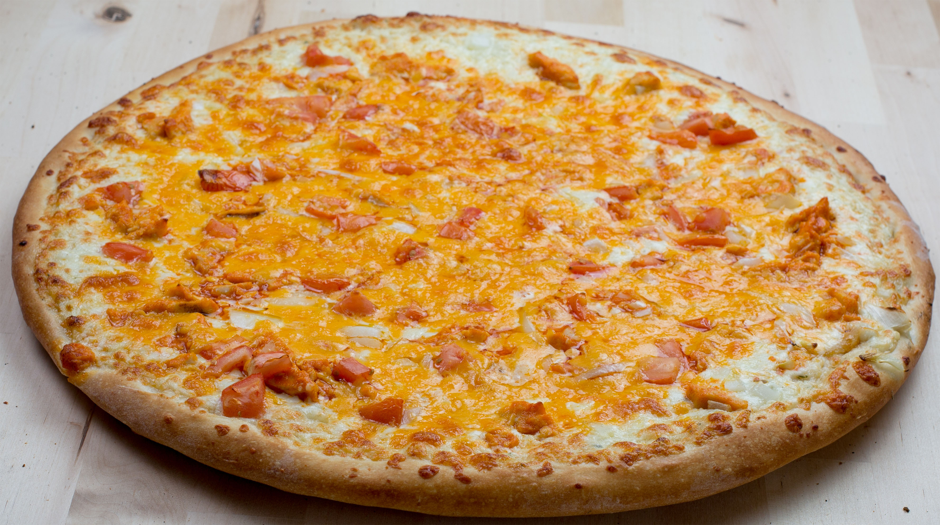 Order Buffalo Chicken Pizza food online from Pizza Pit Extreme store, Iowa City on bringmethat.com