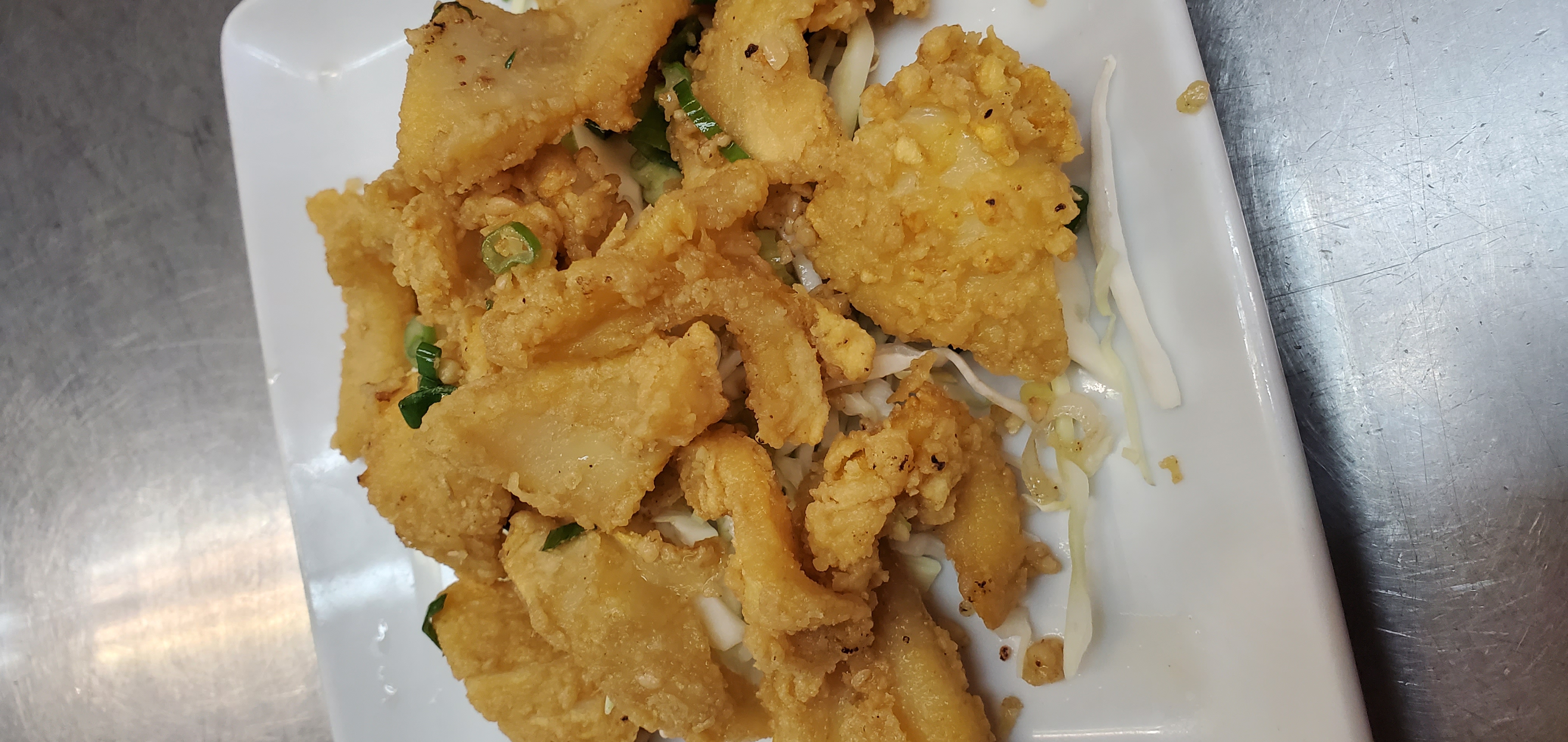Order Fried garlic calamari food online from Yin Yang store, Santa Fe on bringmethat.com