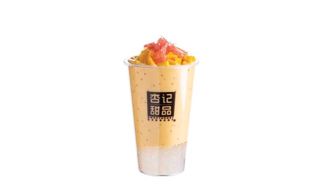 Order K3 - Mango Pomelo Sago 楊枝甘露 food online from Sweethoney Dessert store, Alhambra on bringmethat.com