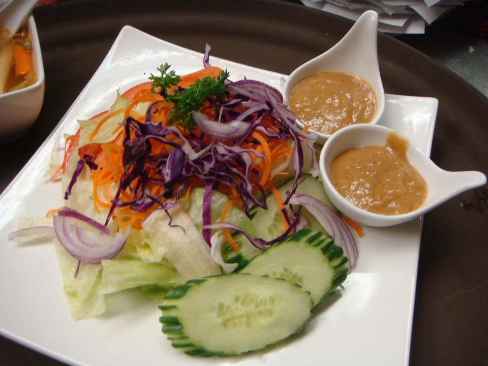 Order SL1. Thai Garden Salad -3PD food online from Chaang Thai Restaurant store, Morgantown on bringmethat.com