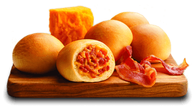 Order Bacon & Cheddar Cheese Kolache food online from Kolache Factory Research store, The Woodlands on bringmethat.com